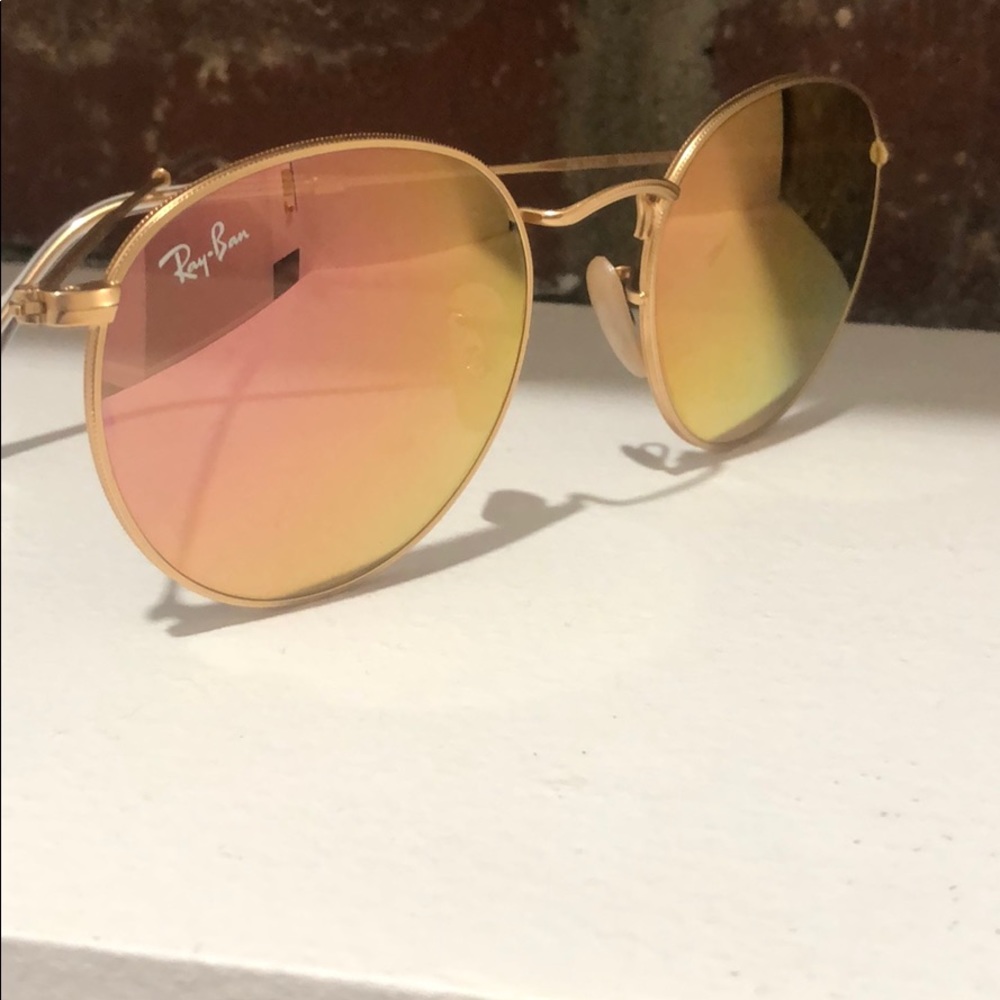 Ray-ban pink lens